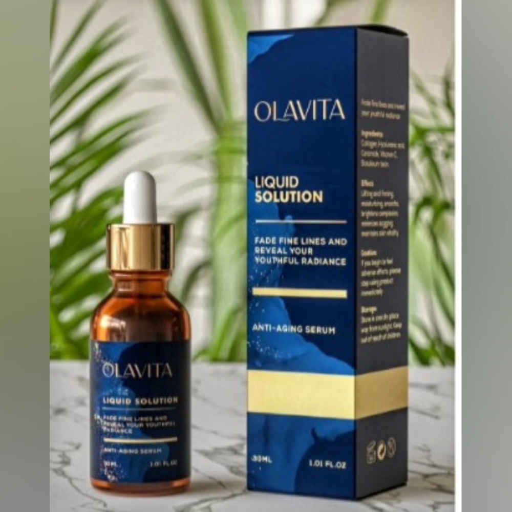 โญ OLAVITA LIQUID SOLUTION - AGE ERACE FORMULA / Anti-aging Serum โญ - Picture 2 of 11